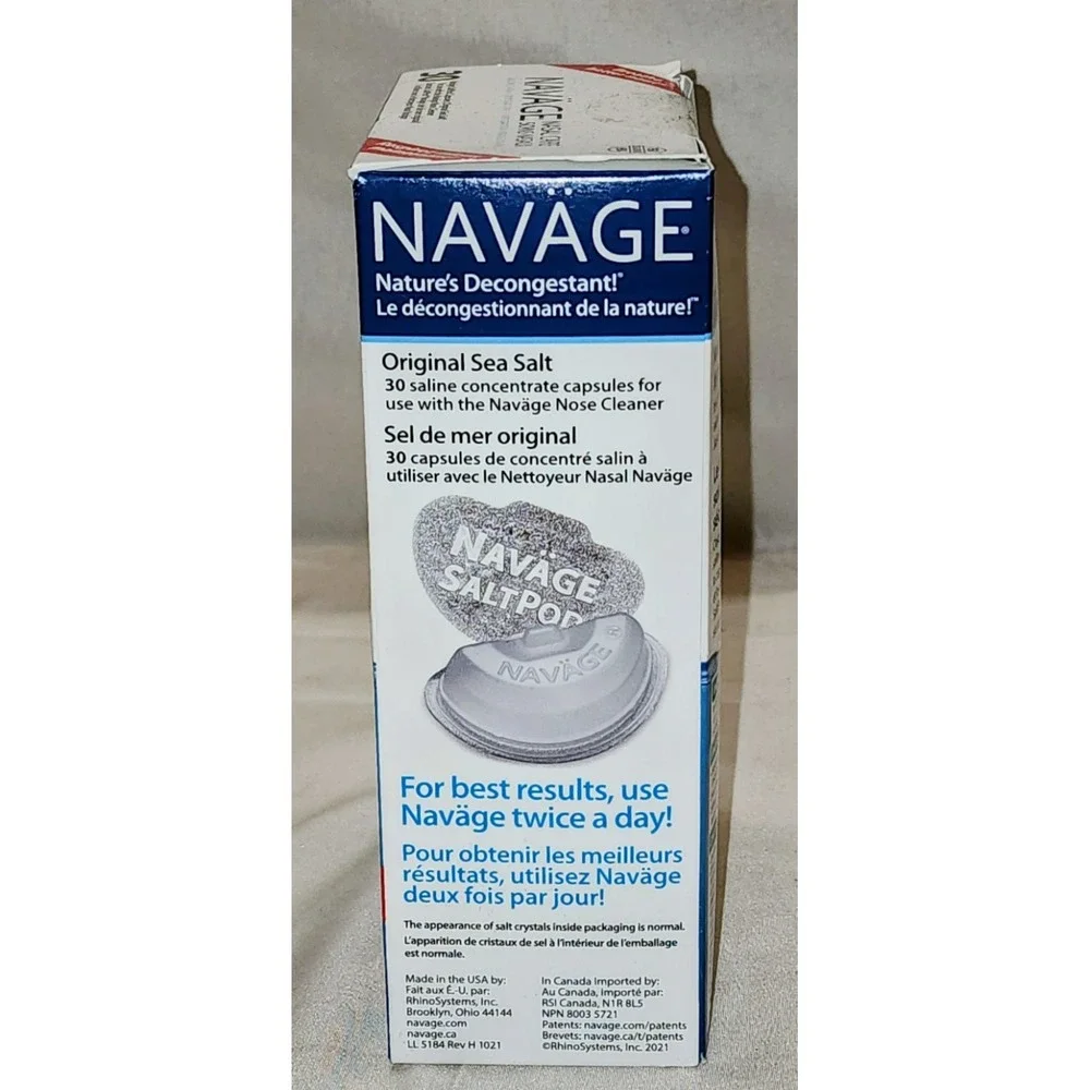🔥‎ Navage Nasal System Original Saltpods 30 pods Brand New Sealed Salt Pods 🔥